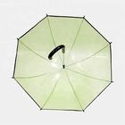 Poe Fabric Clear Plastic Rain Umbrella, Transparent Dome Umbrella เปิดอัตโนมัติ ผู้ผลิต